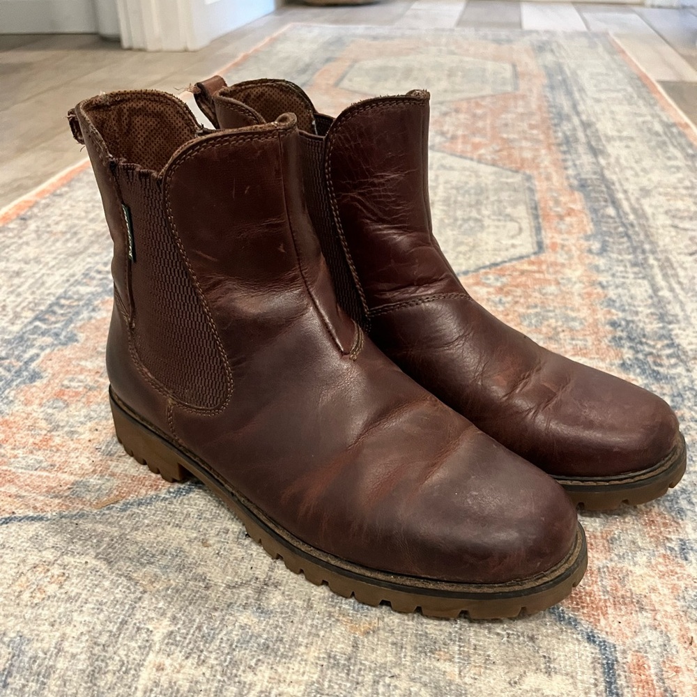 Eastland Dark Brown Ankle Booties